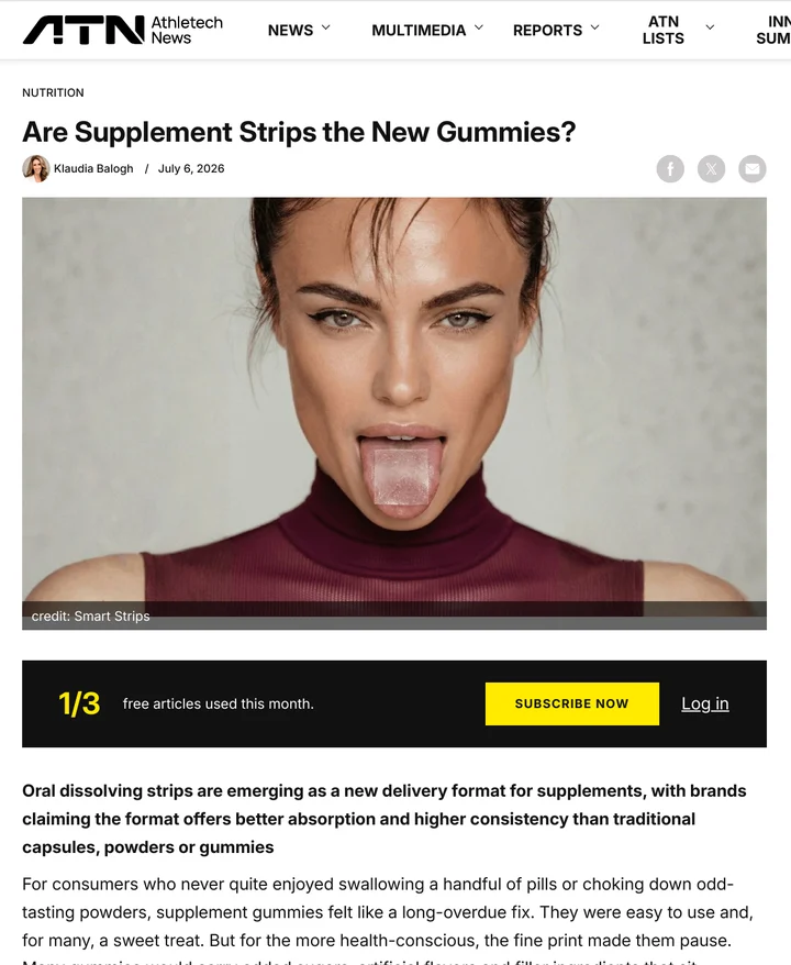 Athletech News article featuring Elina Ivanova-Atanassov